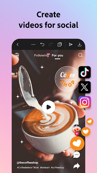 Adobe Express скриншот